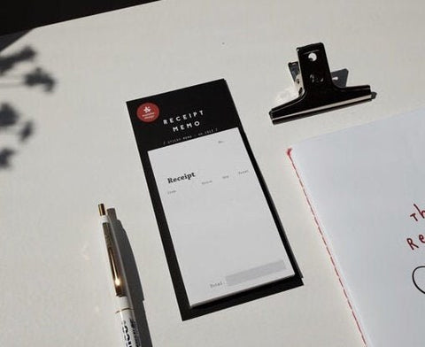 1913 Receipt Memo Sticky Note