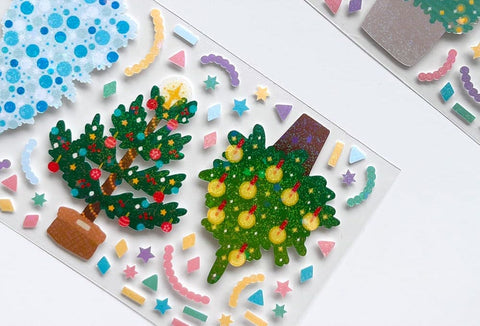 Christmas Tree Seal Sticker | Deco Sticker