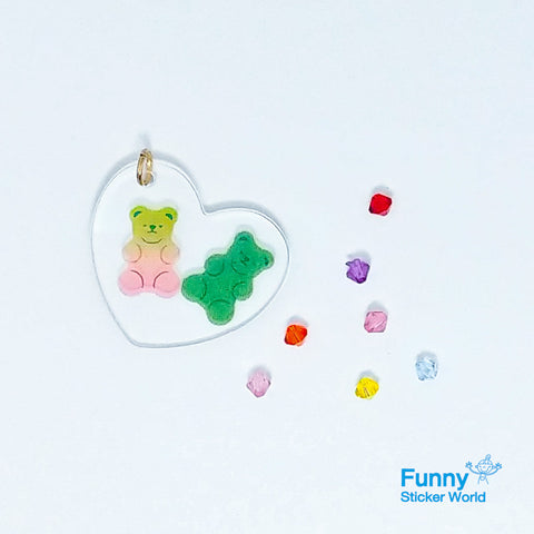 Jelly Bear Sticker | Gummy Bear C586P PVC