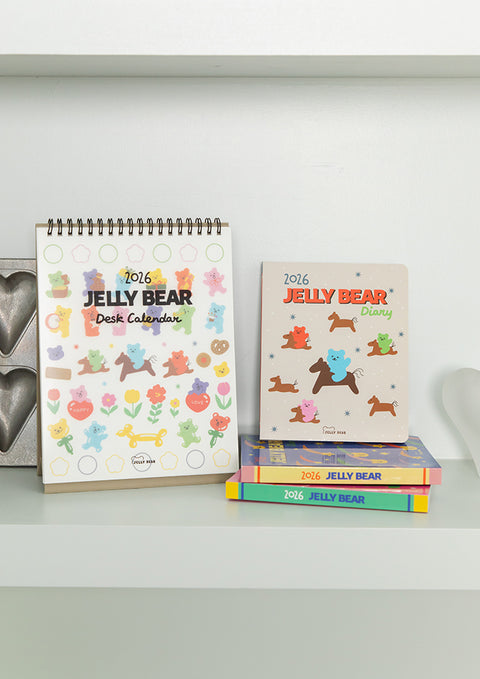 2026 Jelly Bear Desk Calendar