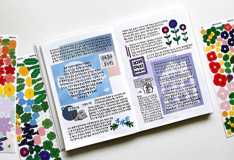 Flower Seal Sticker Set