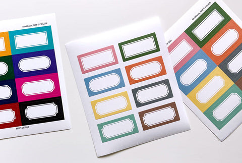 Index Label Sticker ver.4 | 12sheets