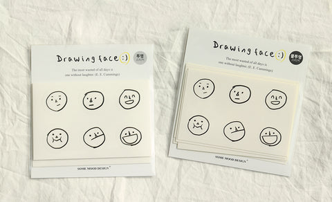 Drawing Face Sticker | Emotion
