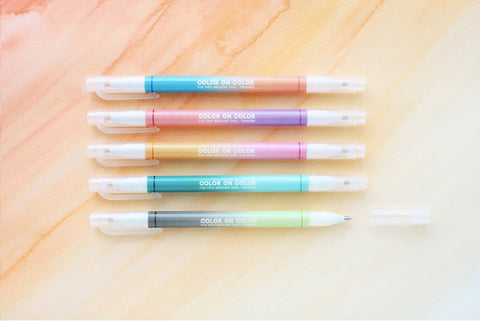 5pcs Twin Deco Pens Set Ver.4 / 10colors Highlighter