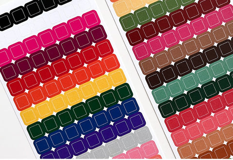 Mini Square Seal Sticker | Deco Sticker