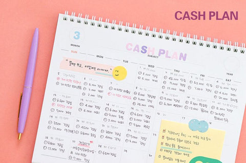2026 PRISM Desk Calendar (OCT.2025-DEC.2026) | Dated + Undated Planner