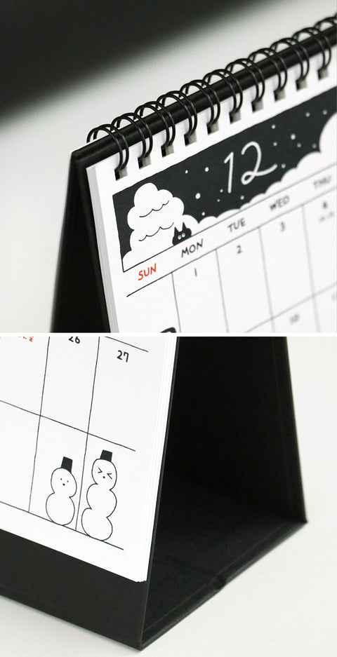 2026 Doodle Desk Calendar