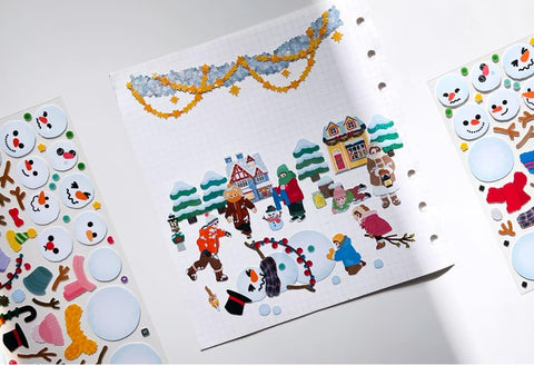 Snowman Seal Sticker | Deco Sticker