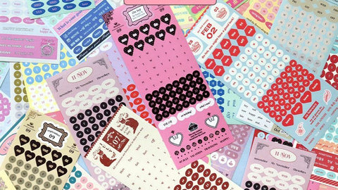 Month Week Day Antique Sticker Pack v.2 | 24sheets