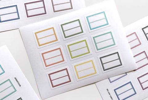 Index Label Sticker ver.3 | 12sheets