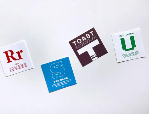 Alphabet & Color Sticker Pack | Deco Sticker | 52sheets