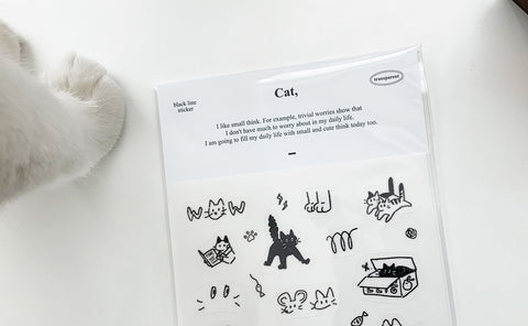 Drawing Sticker _ Cat
