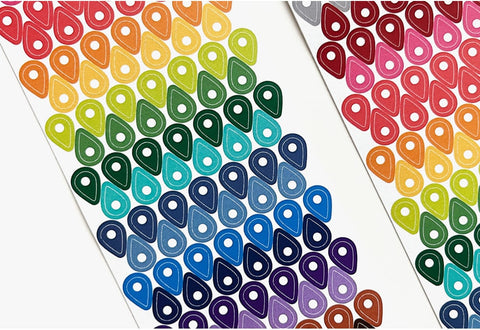 Map Pin Seal Sticker | Deco Sticker