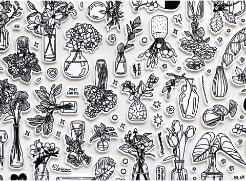 Vase Line Seal Sticker | Deco Sticker