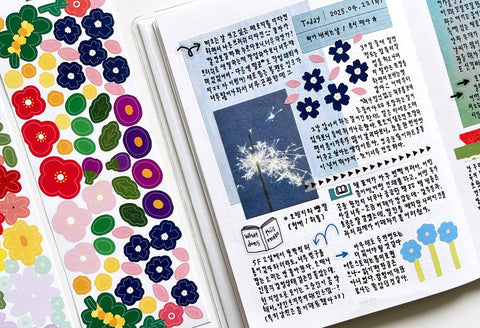 Flower Seal Sticker Set