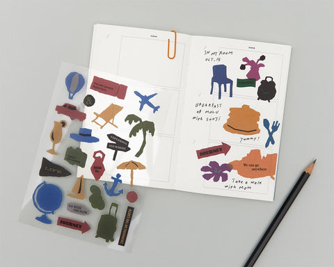 LIFE&PIECES Object Sticker Pack | 6sheets