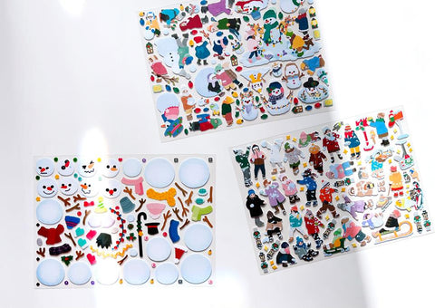 Making a Snowman Seal Sticker | Deco Sticker