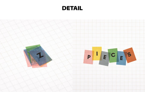 LIFE & PIECES Alphabet Sticker Pack