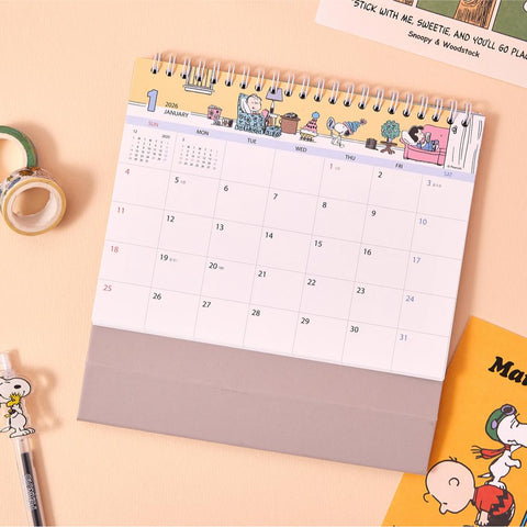 2026 Peanuts Snoopy Desk Calendar