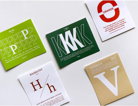 Alphabet & Color Sticker Pack | Deco Sticker | 52sheets