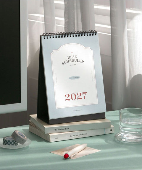 2027 Desk Calendar | Desk Scheduler 2027
