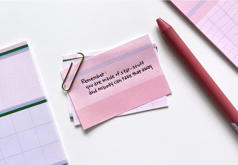 Half and Half Memo Pad Set