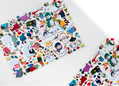 Making a Snowman Seal Sticker | Deco Sticker