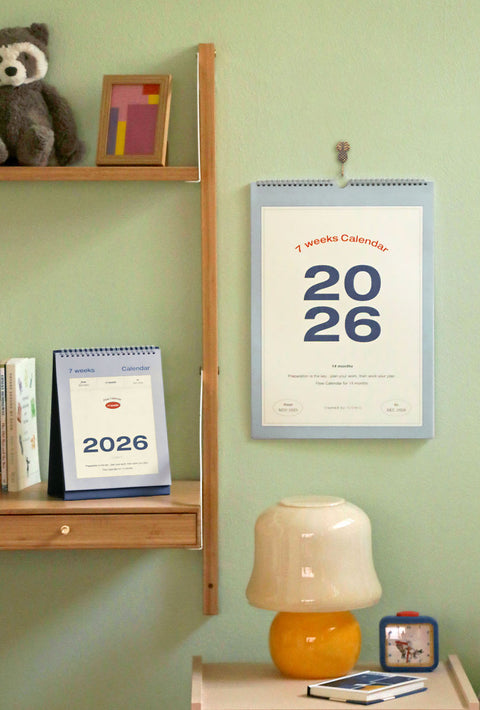 2026 Flow Desk Calendar | Desk Scheduler 2026