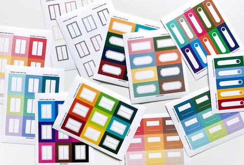 Index Label Sticker ver.3 | 12sheets