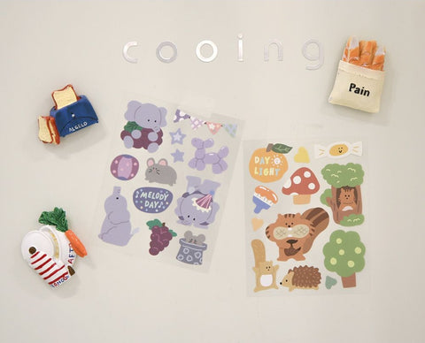 GGU GGU Deco Sticker Pack ver.8 | 6sheets