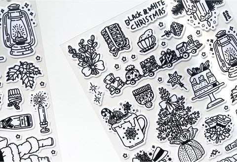 Christmas Line Seal Sticker | Deco Sticker