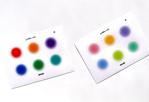 Blur Circle Seal Sticker | Deco Sticker | 18sheets