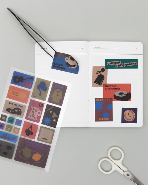LIFE&PIECES Square Sticker Set | 6sheets