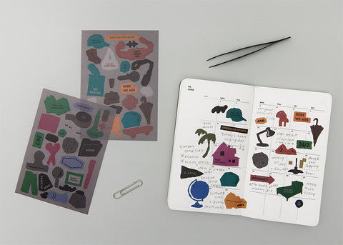 LIFE&PIECES Object Sticker Pack | 6sheets