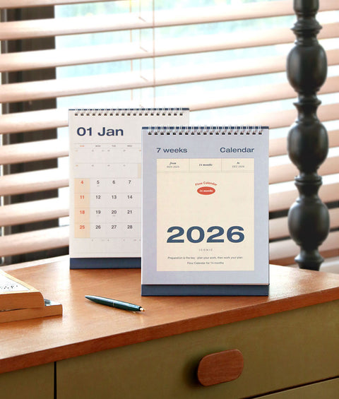 2026 Flow Desk Calendar | Desk Scheduler 2026