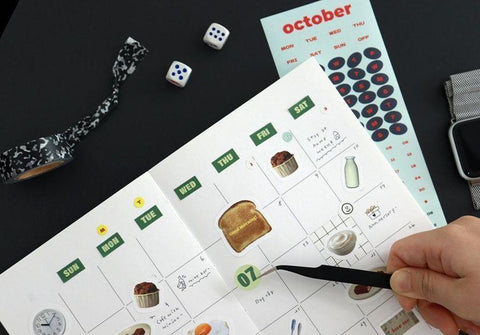 Month Week Day Sticker Pack v.1 | 24sheets