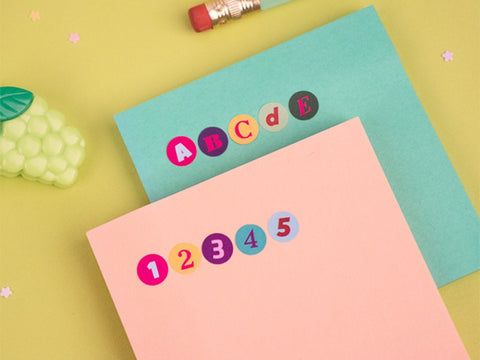 Retro Glitter Sticker Pack | 2sheets