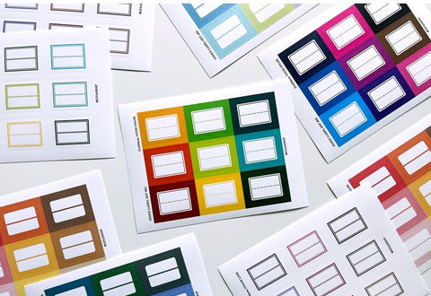 Index Label Sticker ver.3 | 12sheets