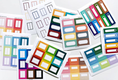 Index Label Sticker ver.4 | 12sheets