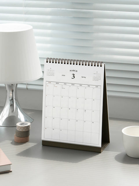 2026 Desk Calendar | Desk Scheduler 2026