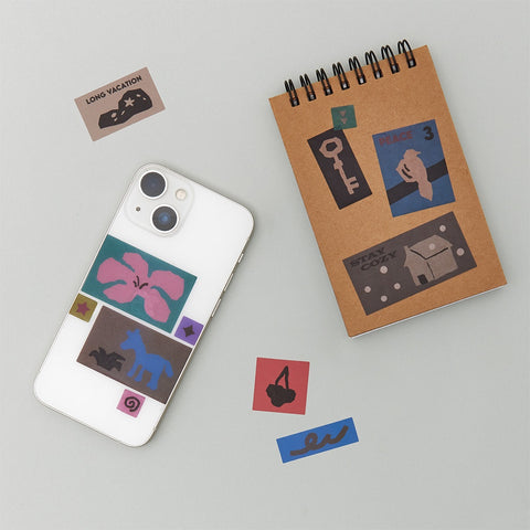 LIFE&PIECES Square Sticker Set | 6sheets