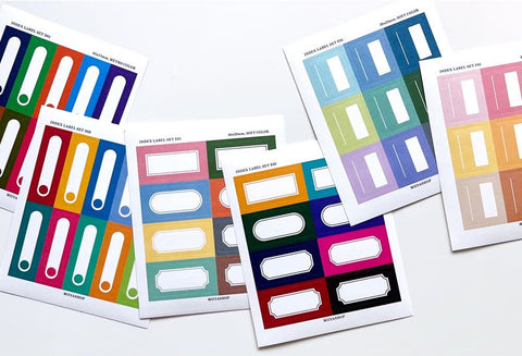 Index Label Sticker ver.4 | 12sheets