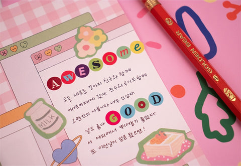 Retro Glitter Sticker Pack | 2sheets