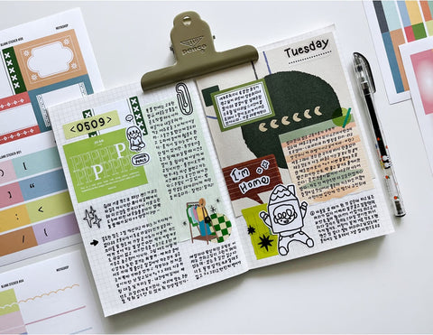 Blank Deco Sticker Pack | 16sheets