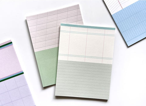 Half and Half Memo Pad Set