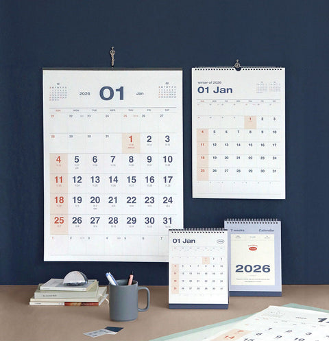 2026 Flow Desk Calendar | Desk Scheduler 2026