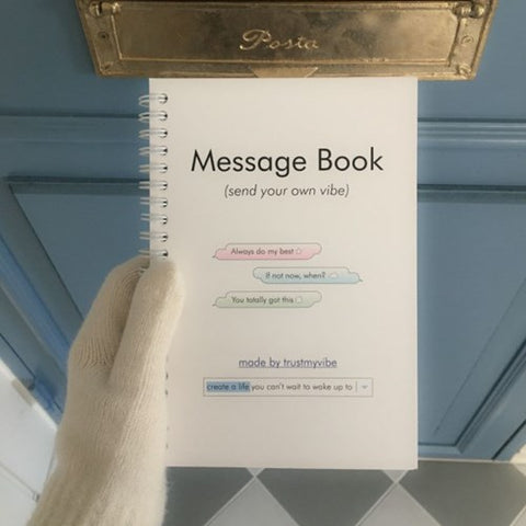 Message Book Daily Planner | Monthly + Daily Diary