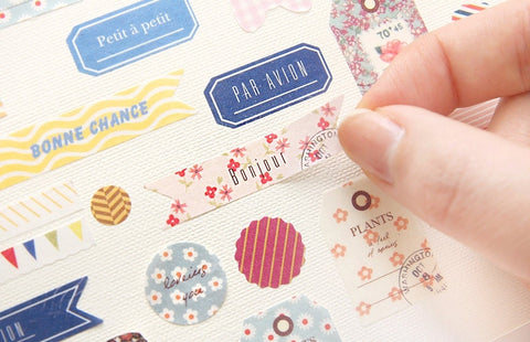 Petit Deco Stickers Pack VER.2 | 8sheets | Planner Diary Sticker