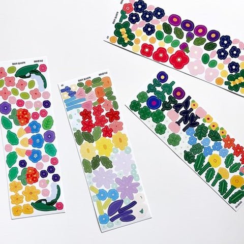 Flower Seal Sticker Set