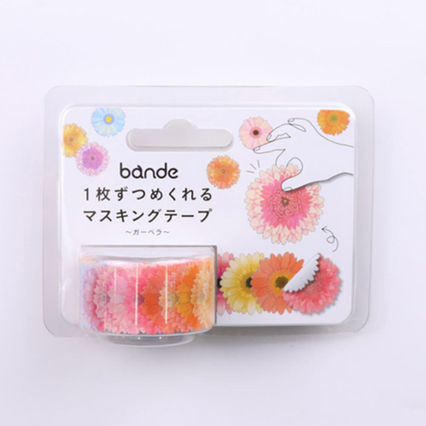 Gerbera Masking Tape | Flower Sticker